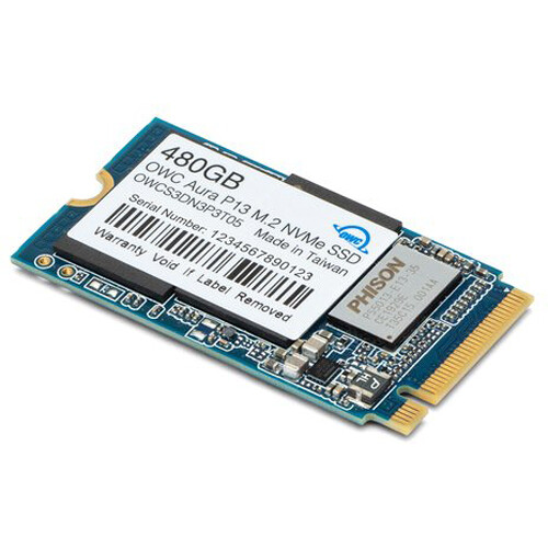 [OWCS3DN3P3T05] OWC 480GB Aura P13 Pro NVMe M.2 2242 SSD