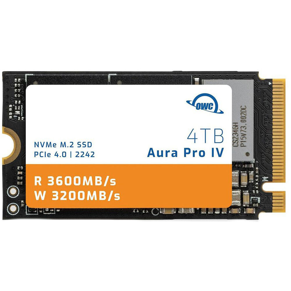 [OWCSP4P4T1AT04] OWC 4TB Aura Pro IV PCIe 4.0 NVMe M.2 2242 SSD