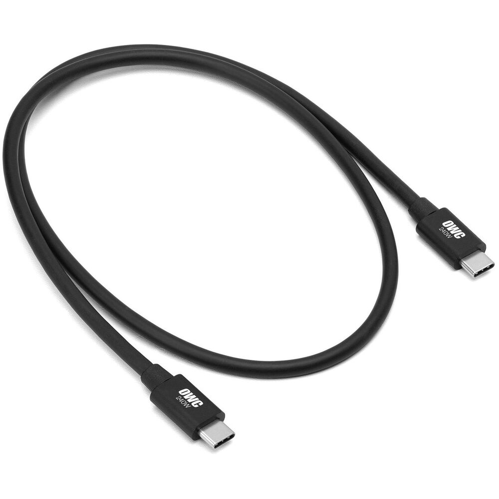 [OWCCBLTB5C0.8M] OWC 0.8 Meter Thunderbolt 5 up to 80/120Gb/s Retail Cable 240W