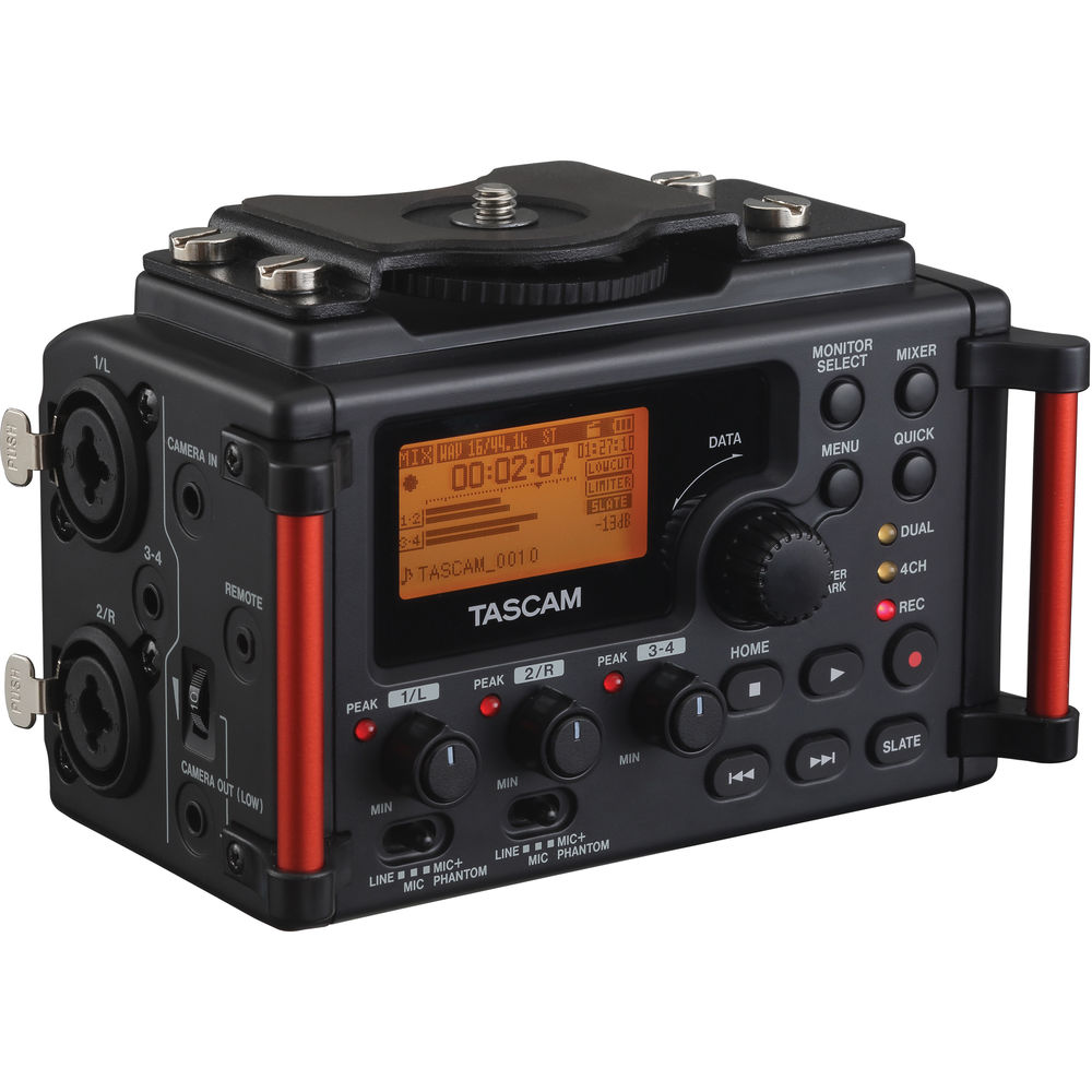 [DR-60DMK2] Tascam DR-60D MKII DSLR için 4 Kanal Ses Kayıt Cihazı