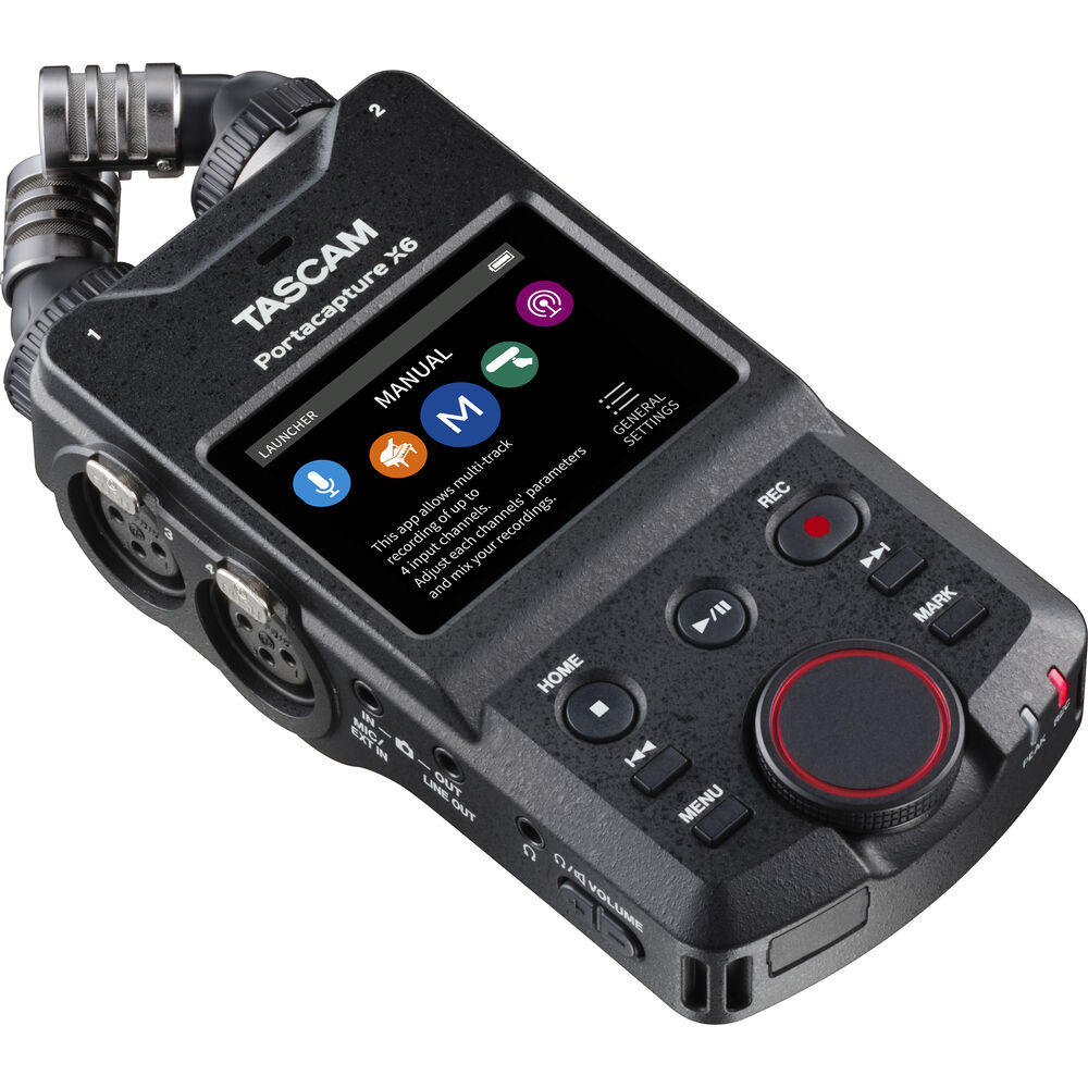 [PORTACAPTURE X6] Tascam Portacapture X6 32-Bit Float Profesyonel Ses Kayıt Cihazı