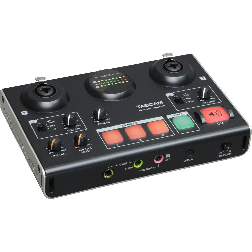 [US-42B] Tascam US-4x4HR 4 Giriş / 4 Çıkış USB Ses Kartı