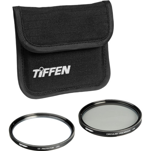 [58PTP] Tiffen 55PTP 55mm UV + CPL Filtre Seti (Twin Pack)