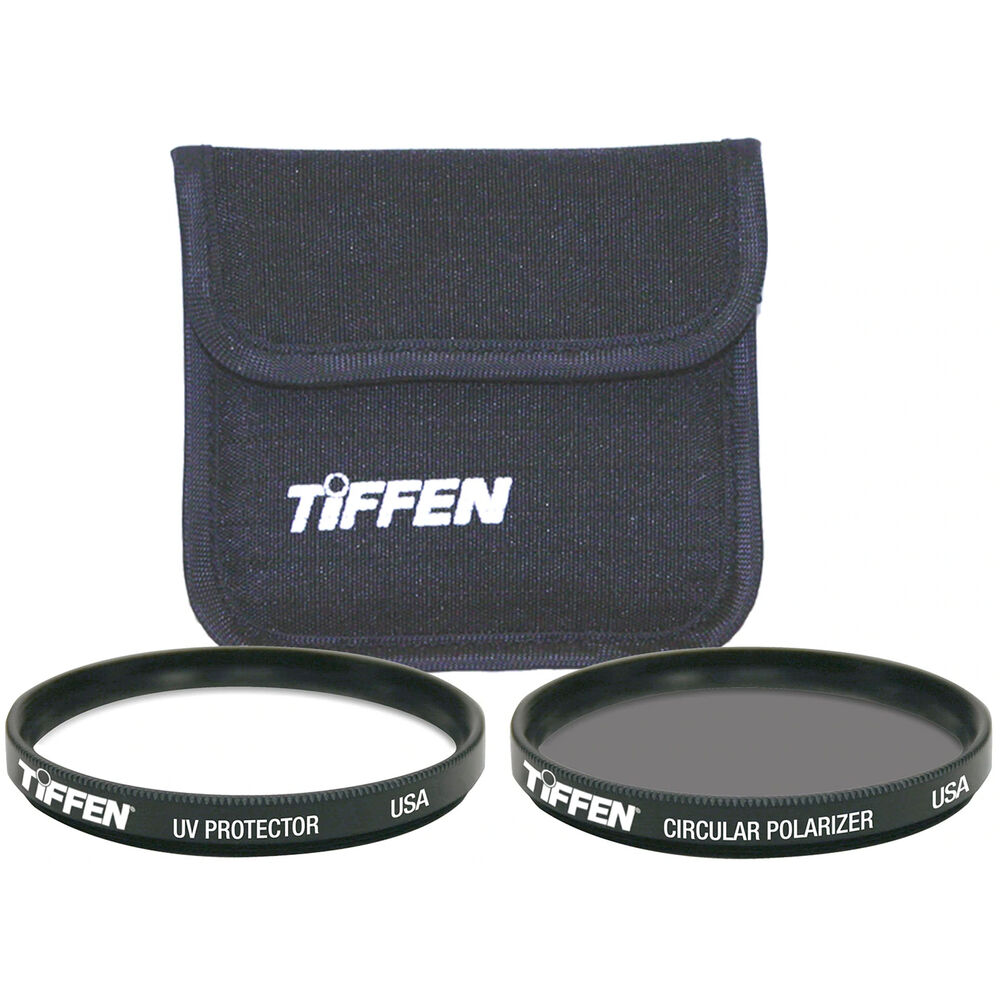 [77PTP] TIFFEN 77mm Twin Pack UV + Dairesel Polarize Filtre