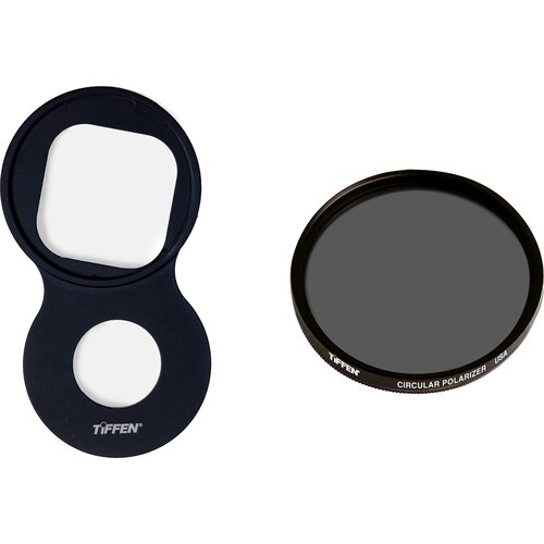 [SP58FA14PRMSUNGK] Tiffen 58mm MagSafe Filtre Yuvası ve Dairesel Polarize Filtre (iPhone 14/15 Pro Max için)