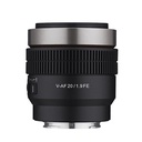 Samyang V-AF 20mm T1.9 (Sony E Mount, Full-Frame)