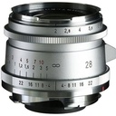 Voigtlander Ultron Vintage 28mm F2.0 Aspherical Type II Leica M Mount Lens (Gümüş)